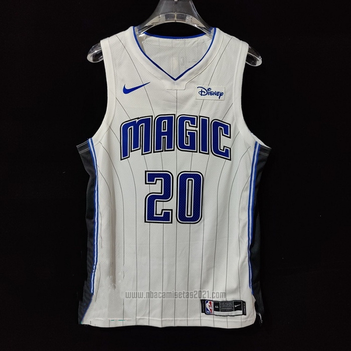 Camiseta Orlando Magic Markelle Fultz #20 Icon Autentico 2019-20 Blanco